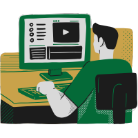 About 6 Web development icon representing La Jolla Media Solutions' custom website design and development services.
